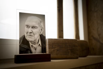 Fotokader met foto Grootvader Alfons