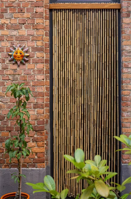 Bamboo vliegengordijn