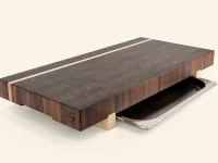 CURO Snijplank met open RVS tray
